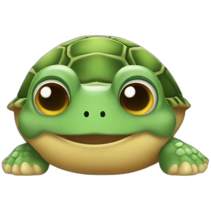 Chat sur tortue emoji