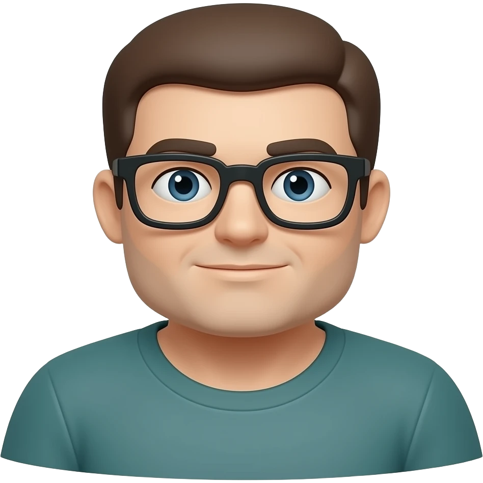 A blocky character emoji