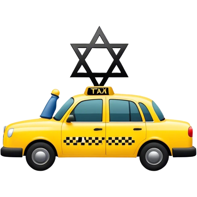 Jewish uber logo emoji