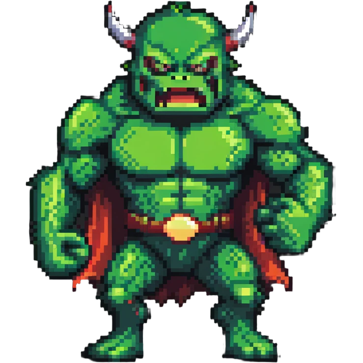 Hulk fighting, green monster superhero in action emoji