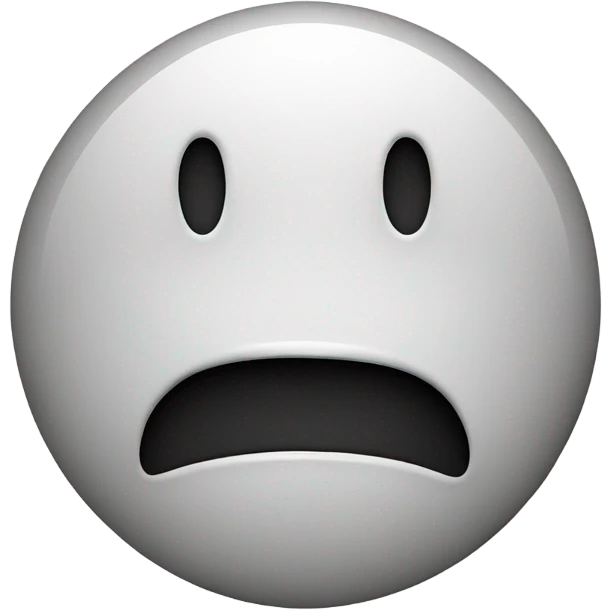 Sad smiley face emoji