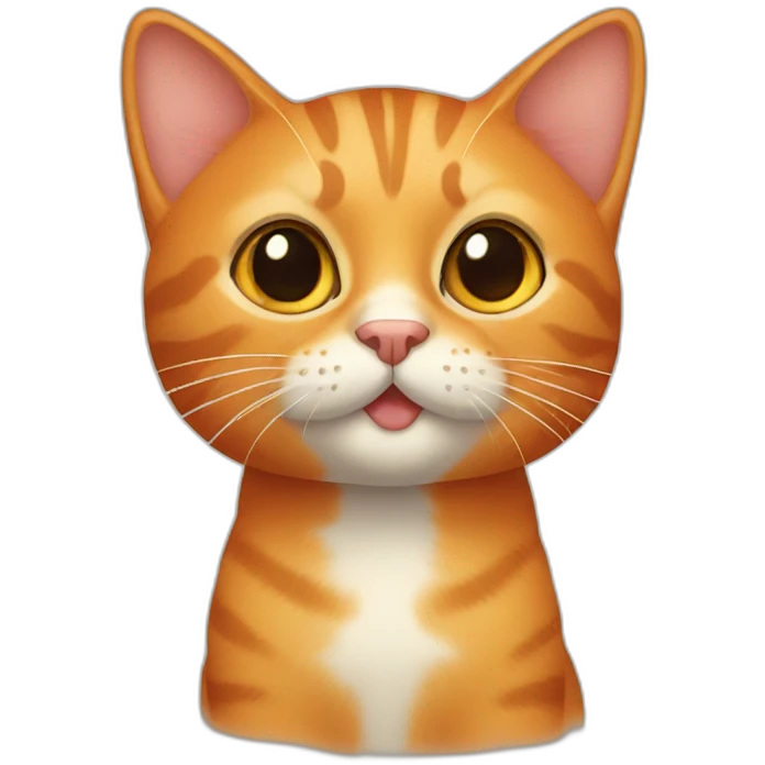 cat orange emoji