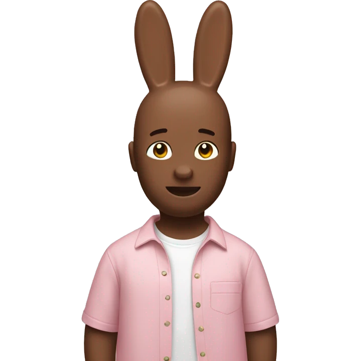 Miffy with a light pink shirt emoji