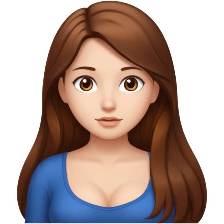 girl with big visible naked breasts emoji