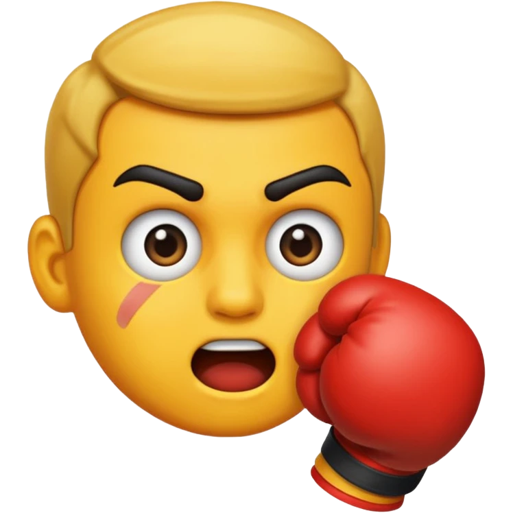 Getting Punched in the face emoji