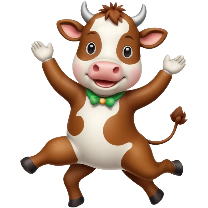dancing cow emoji