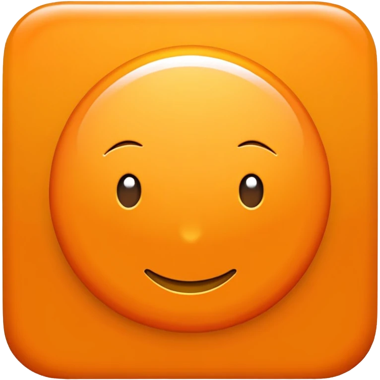 OK text in an orange square with a white border emoji