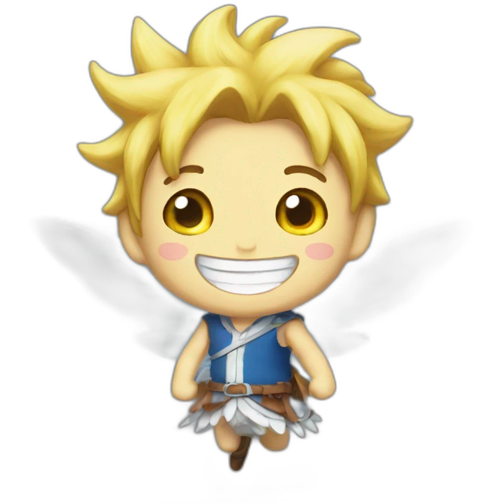 Happy fairy tail emoji