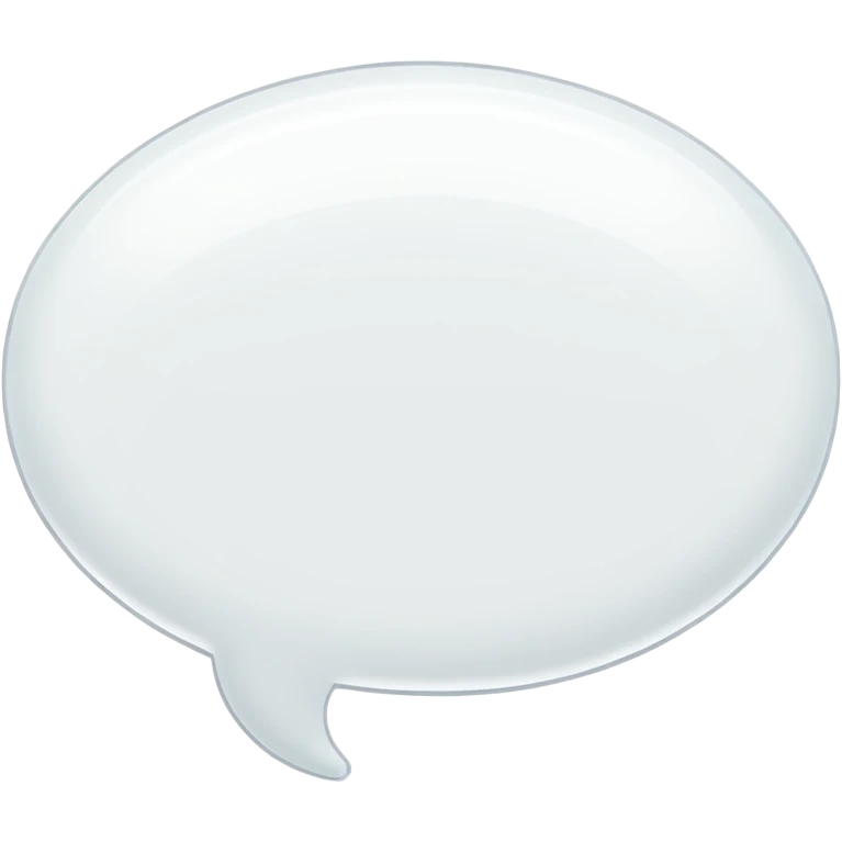 rounded comic thought bubble, no text emoji