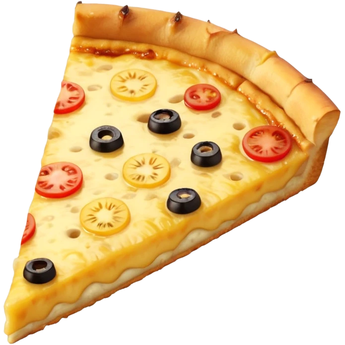 a piece of pineapple pizza emoji