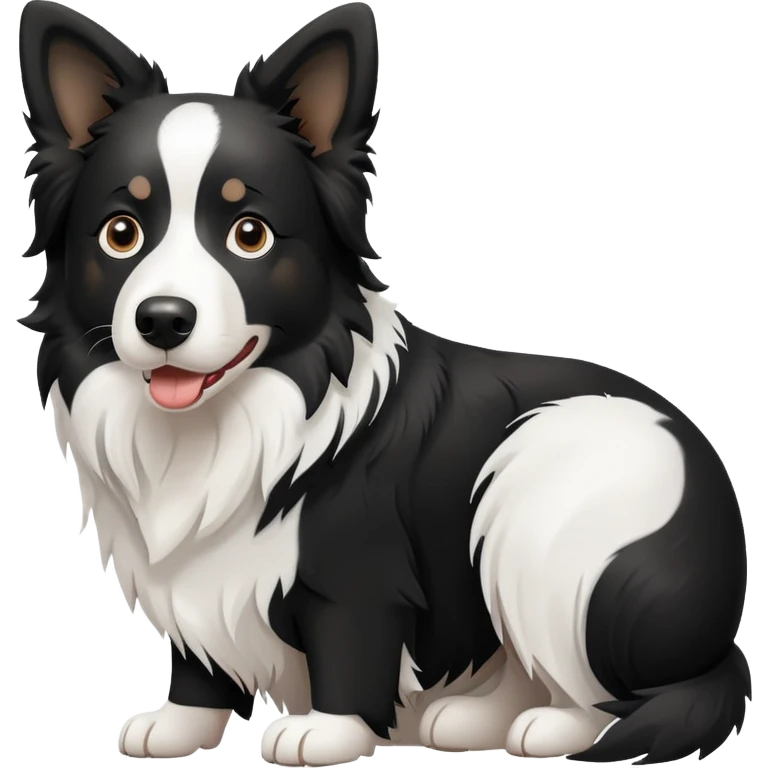 border collie dog emoji
