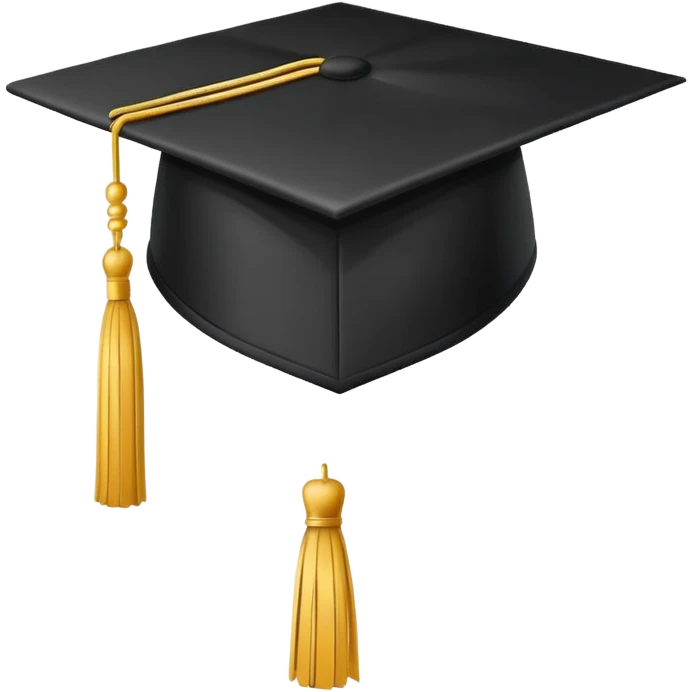 graduation hat emoji