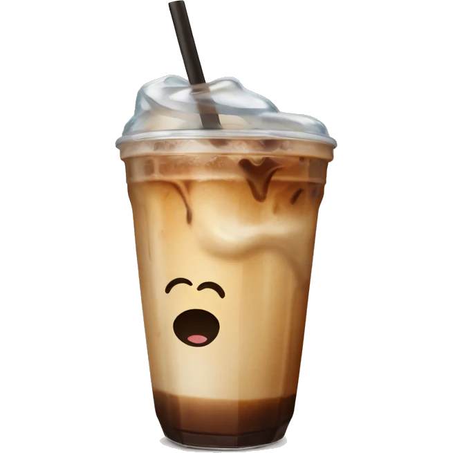 Iced coffee emoji