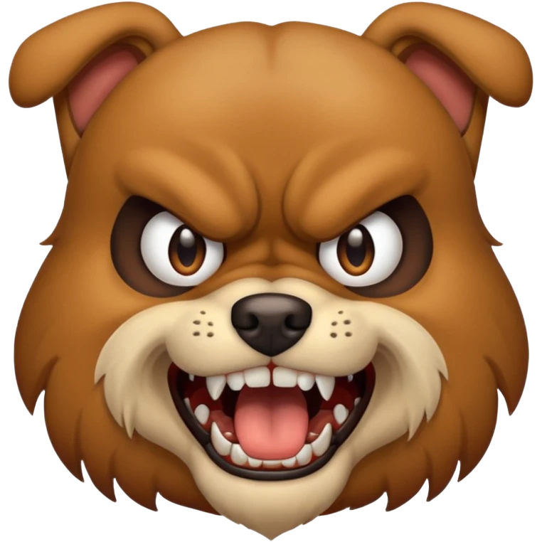 DOG ANGRY emoji