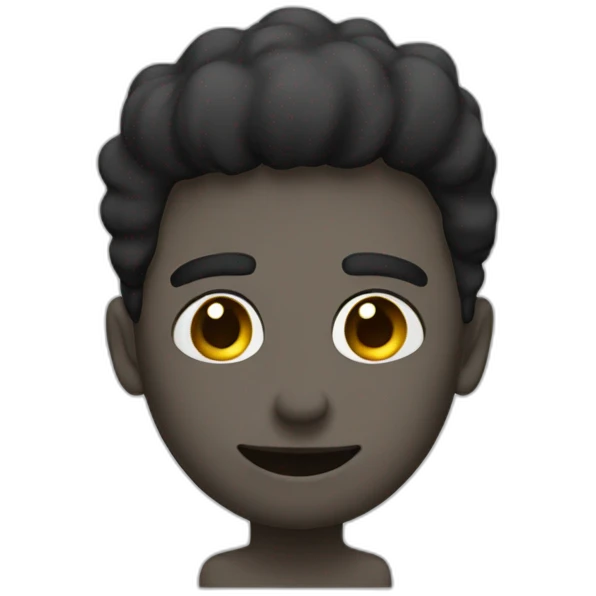 stickman con una pesa emoji