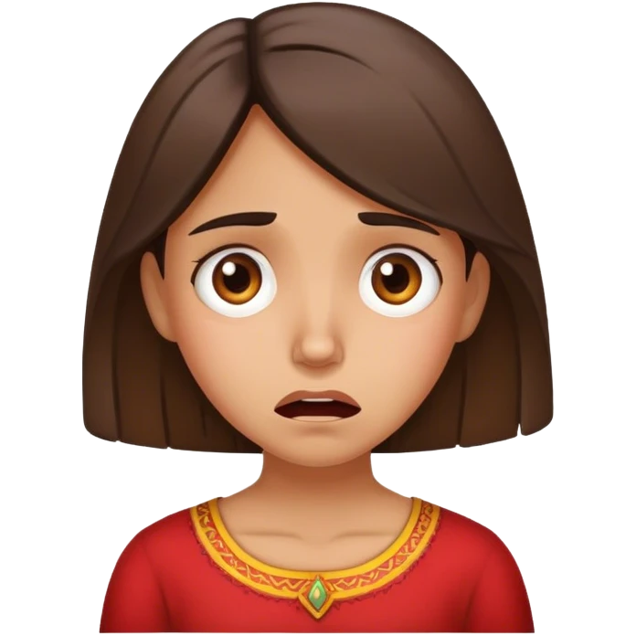 Spanish girl desperate  emoji