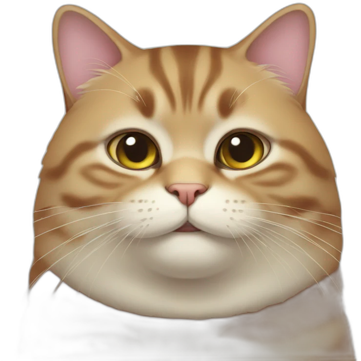 Cat fat emoji