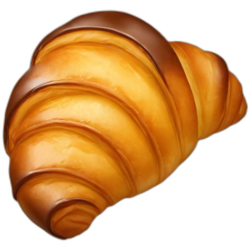 croissant avec chocolat emoji
