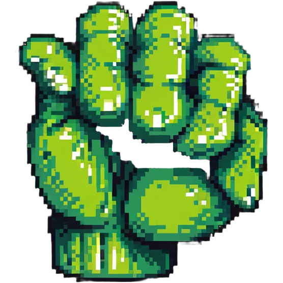 hulk green fist emoji