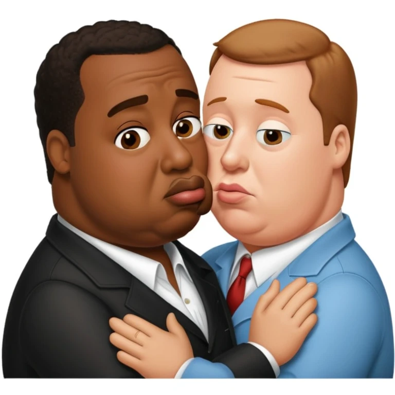 P diddy kissing peter griffin emoji