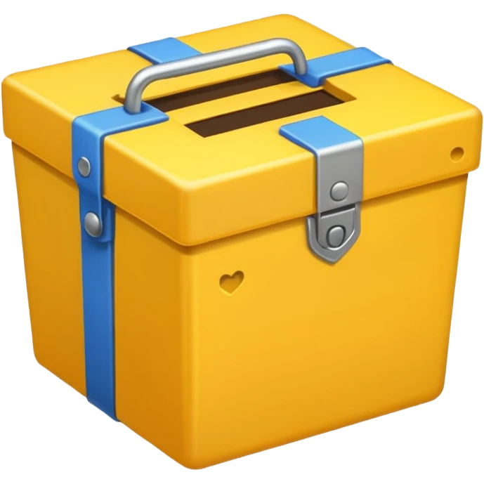 сгенерируй смайл loot box в стили классических смайлов. плоский  emoji