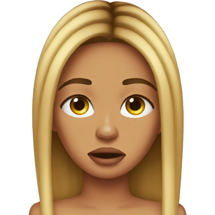 Beyoncé crying, upset emoji