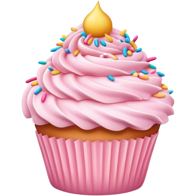 light pink cupcake emoji