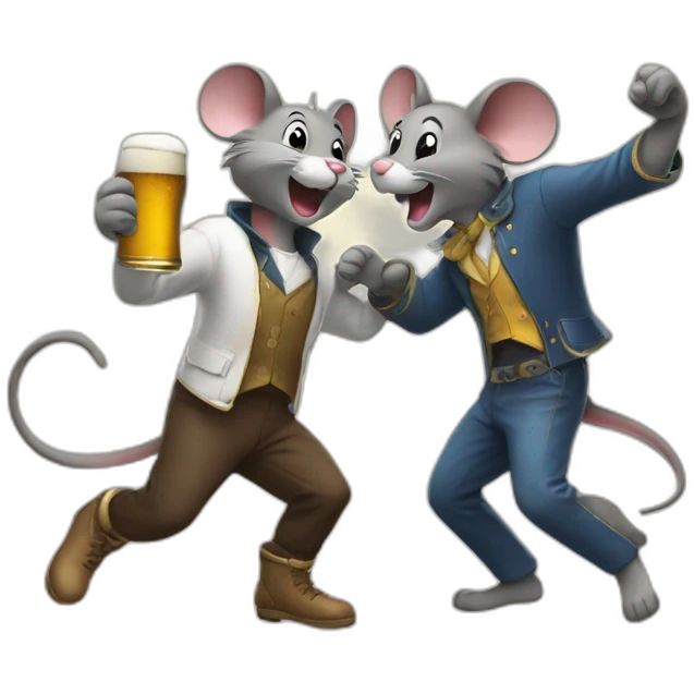 beer-dancing-with-a-mouse emoji