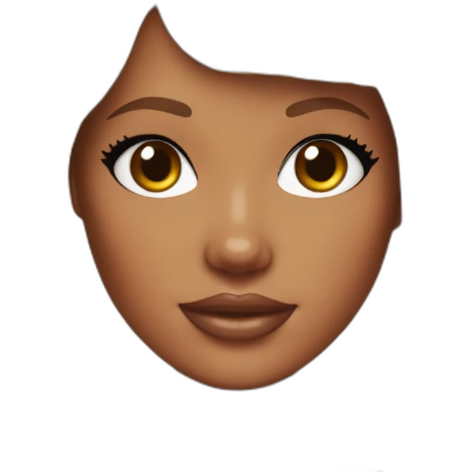 barbie girl with bangs emoji