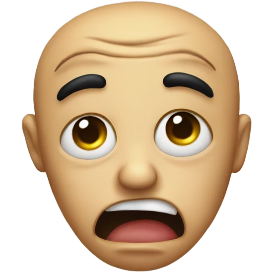 yuck face emoji