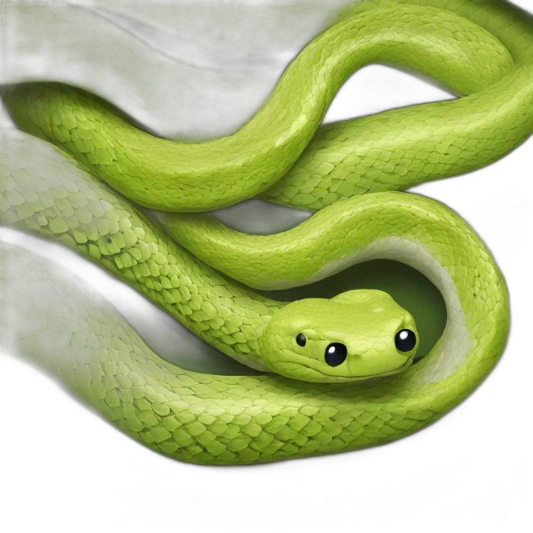 3 snakes gossiping emoji
