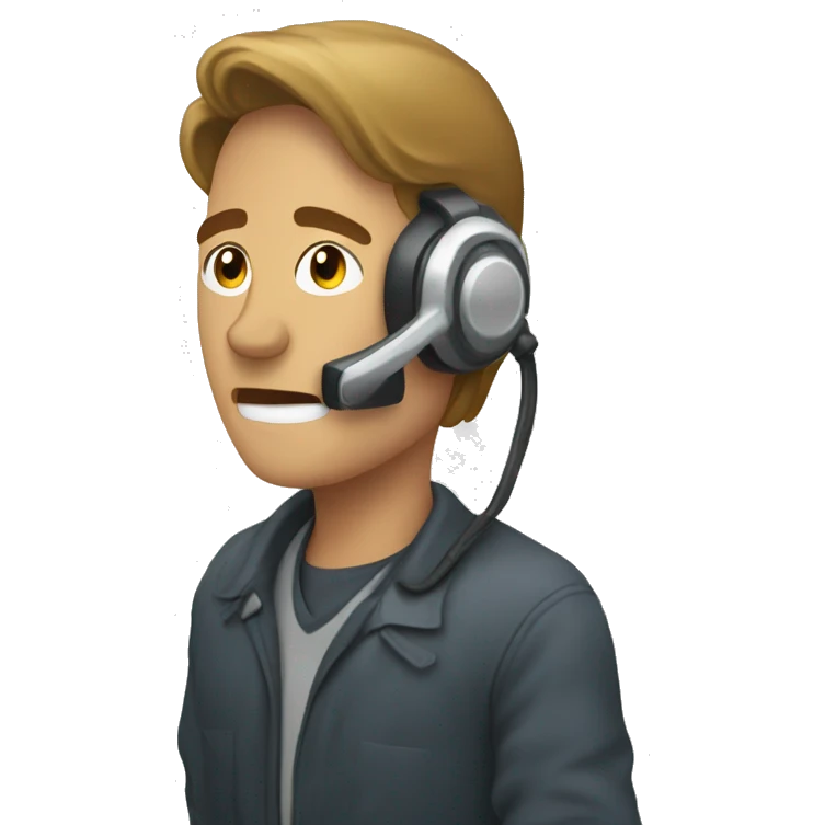 Persona mirando teléfono emoji