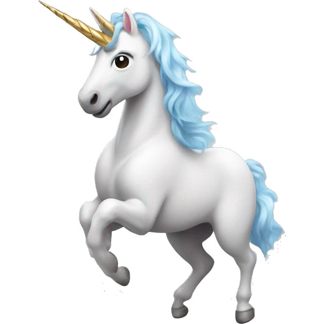 Dancing unicorn emoji