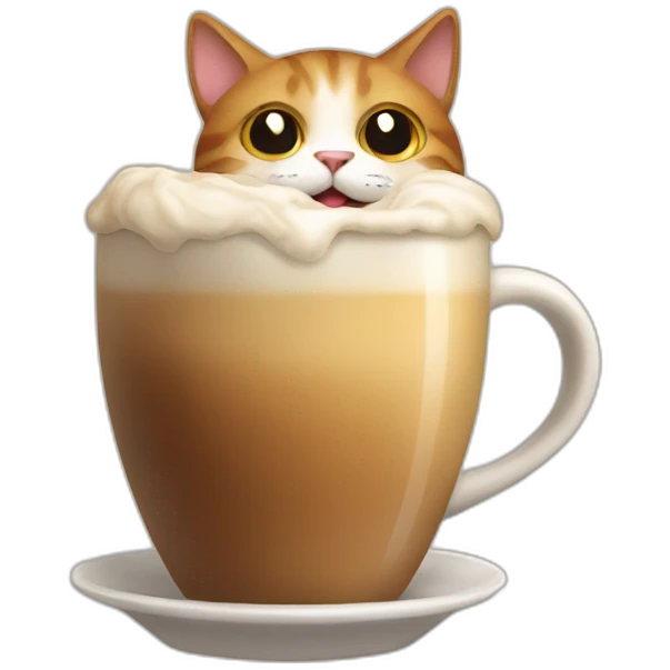 Morning coffee cat emoji