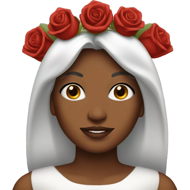 Rose queen emoji