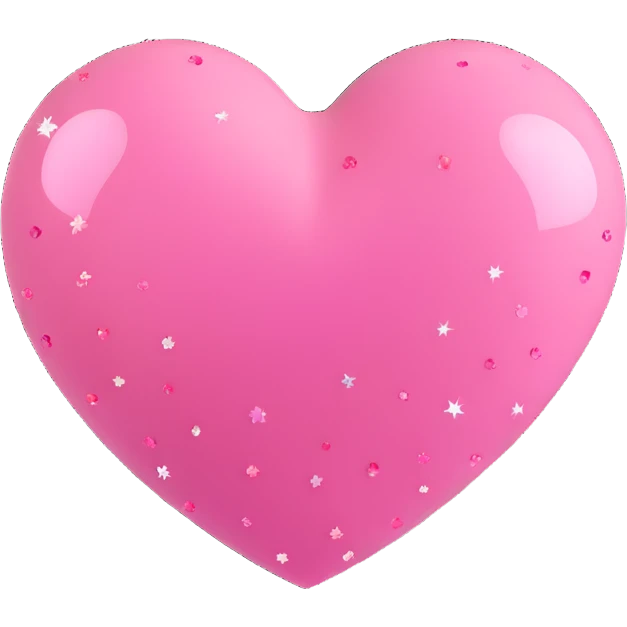 pink heart with sparkles emoji