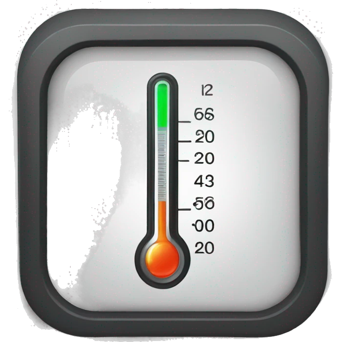 non-contact thermometer emoji
