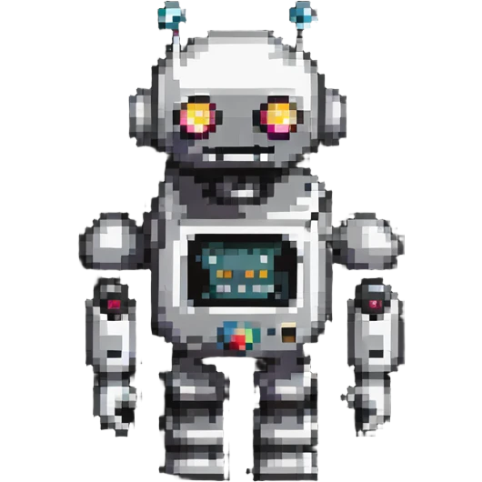retro robot emoji