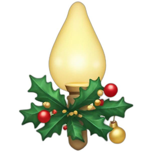 christmas light emoji
