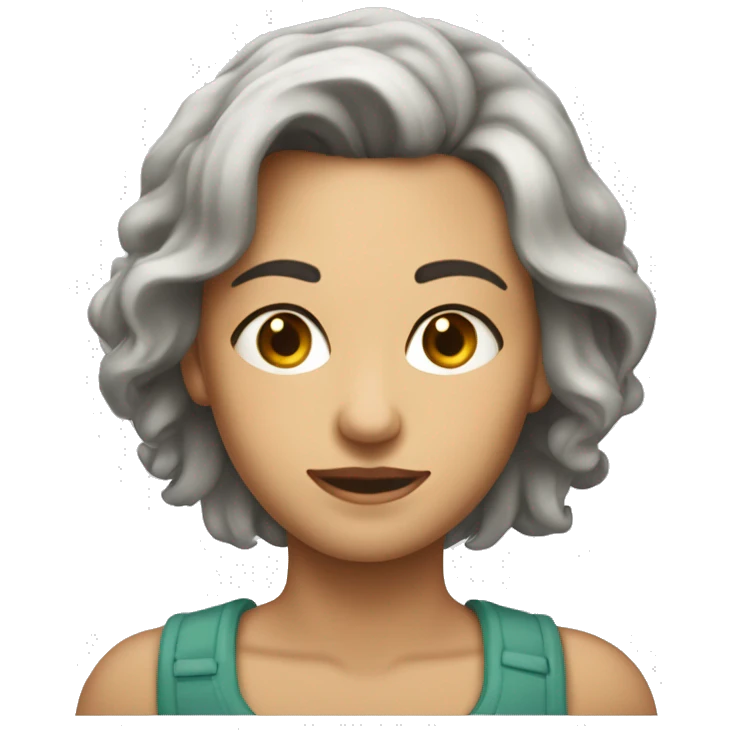 девушка с тортом на день рождения  emoji