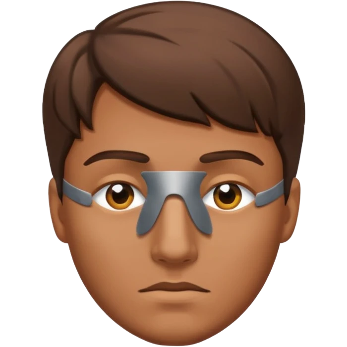 a man with one eye covered emoji