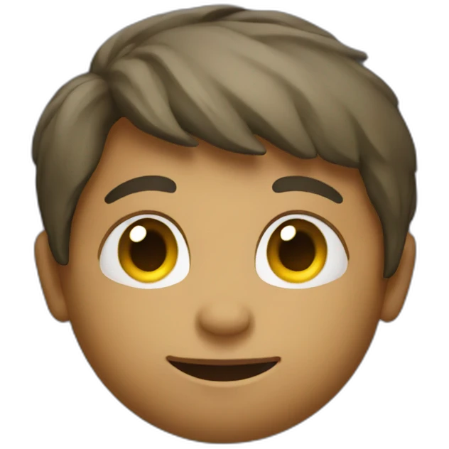 Boy on the saturn emoji