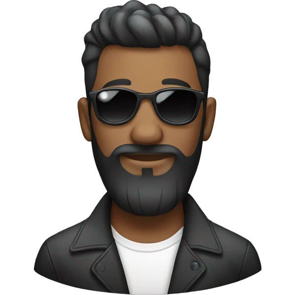 Barber with sunglasses  emoji