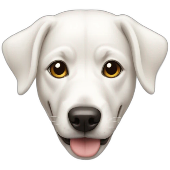 whithe dog emoji