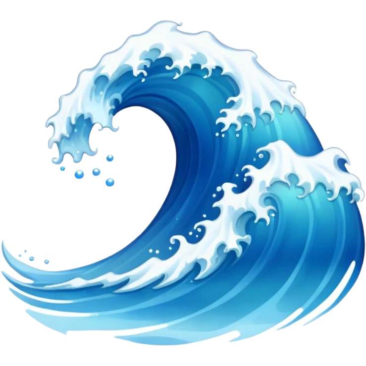 Wave emoji