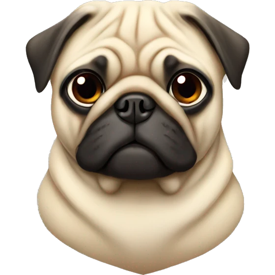 pug under protection emoji