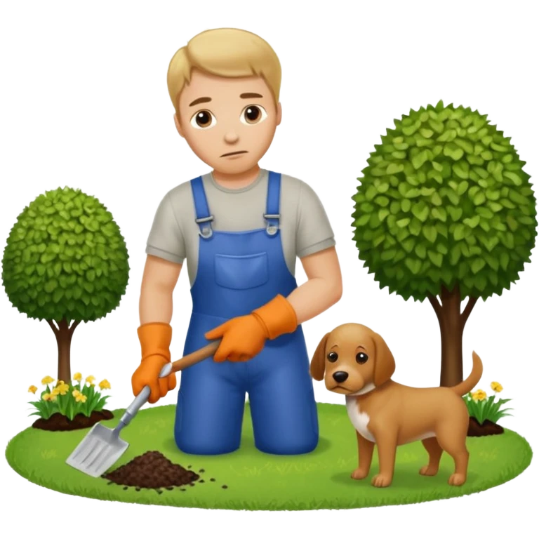 off to go scoop the poop emoji