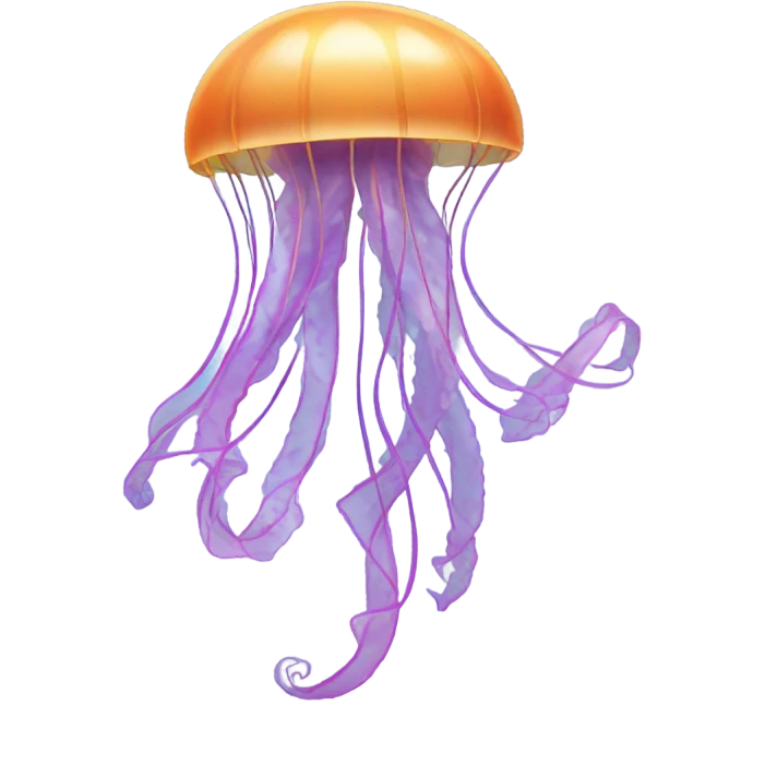 Jellyfish hula hooping emoji