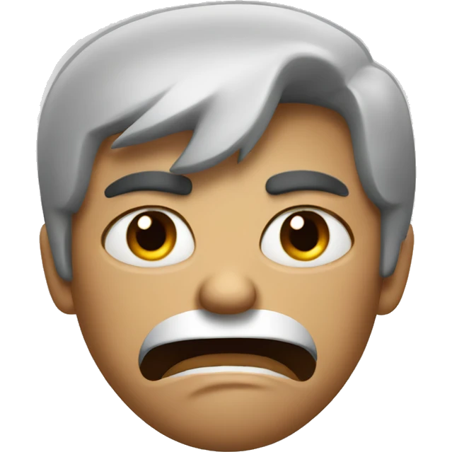 Angry blushing  emoji