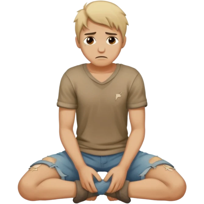 Defeated guy on his knees emoji